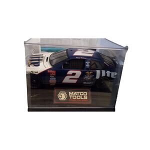 Matco Rusty Wallace 1998 Ford Taurus Miller Lite 1:24 Diecast Blue White #2